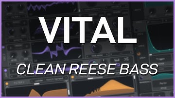 How to Make a Reese Bass in VITAL // Sound Design Tutorial