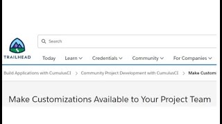 Salesforce CumulusCI Trailhead 3.3b QA and Merge Pull Request