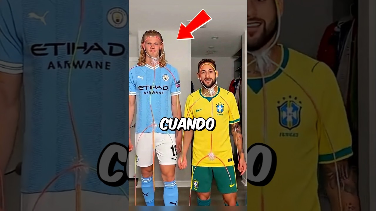 HAALAND ASUSTA A NEYMAR 😱 #haaland #curiosidades #datoscuriosos
