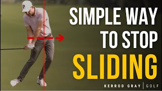 How To  Stop Sliding in The Downswing | Use This Drill