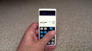 Sinclair Scientific Calculator c1974 by UnlikelyAsItMaySeem 4,234 views 10 years ago 2 minutes, 49 seconds