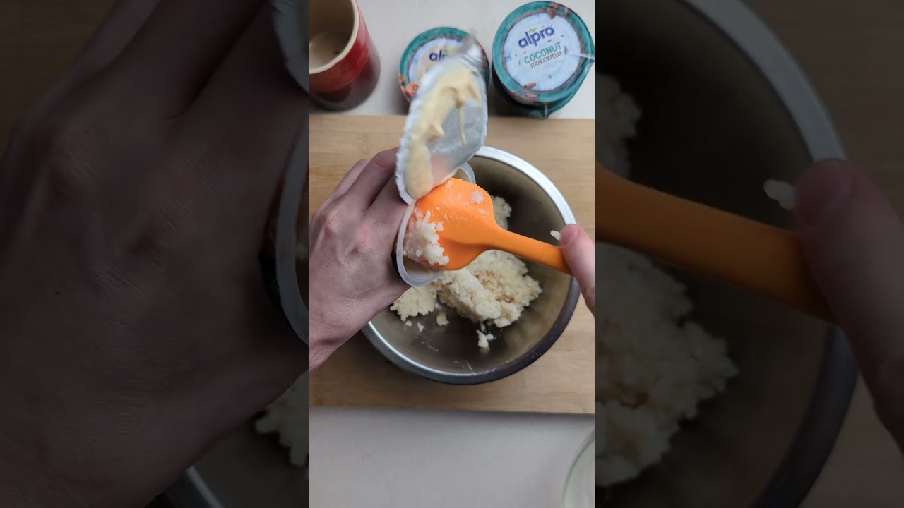 🔊 Fruity Plant Based Rice Pudding ASMR