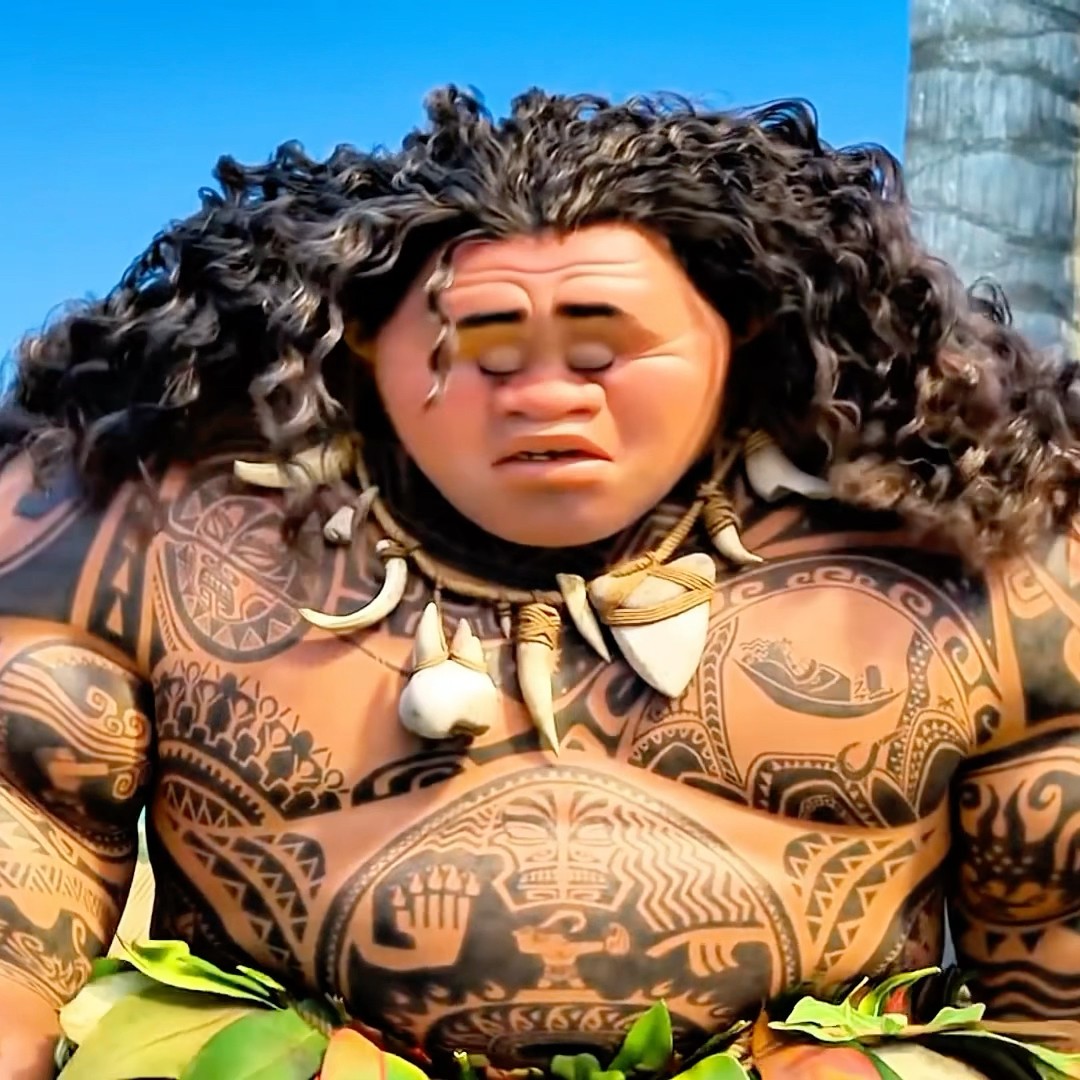 MAUI ACORDOU COM FOME - MOANA #shorts