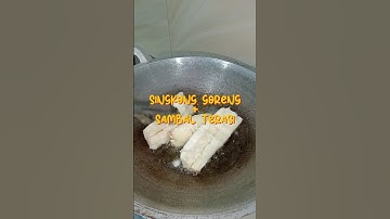 singkong goreng & sambal terasi #masakanrumahan #masakanindonesia #menusederhana #menuseharihari