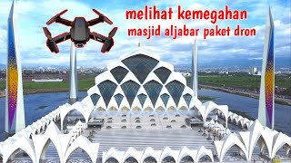 Melihat kemegahan masjid aljabar pake dron