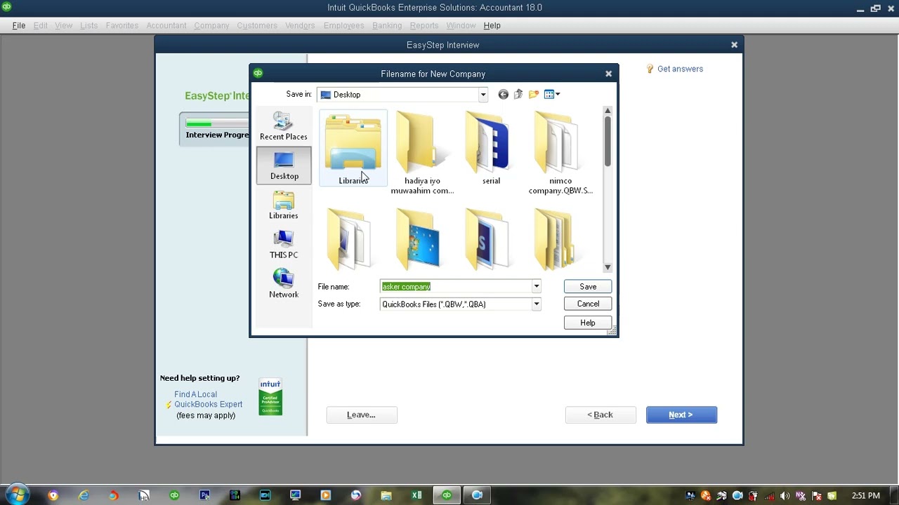 Darsiga 1 aad ee barnaamijka quickbooks /nidaamudiin