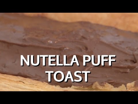 Nutella Puff Pastry Toast Recipe