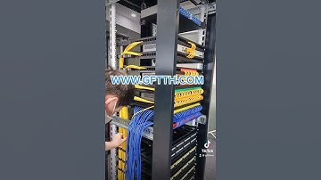 Cách đi dây mạng trong tủ rack