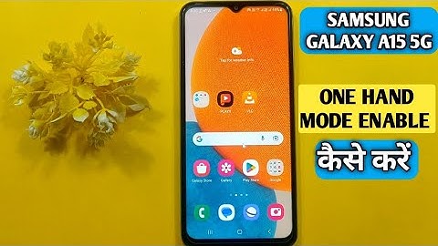 How To Enable One Hand Mode in Samsung Galaxy A15 | Samsung Galaxy A15 One Hand Mode Setting |