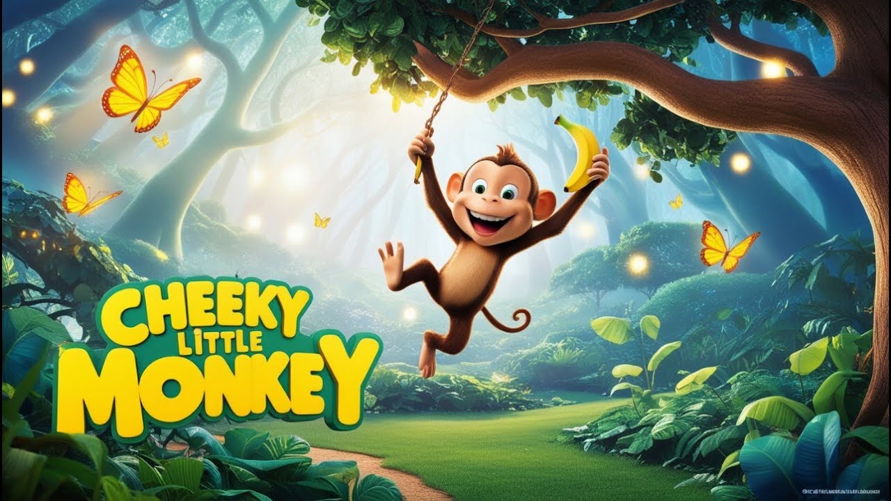 Cheeky Little Monkey 🐒 | Nursery Rhymes and Kids Songs - YouTube