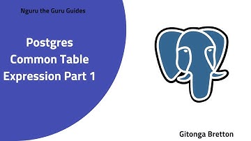 PostgreSQL CTE (Common Table Expressions)