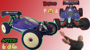 GIANT SHOCKS Upgrade on Hobao Hyper 7 - Brushless Converted