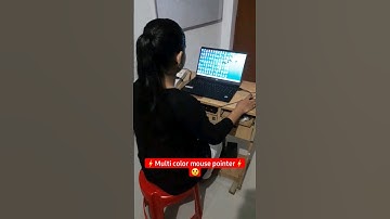 Multi color mouse pointer🔥 #computer #viral #shortvideo #trending #education