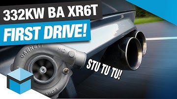 🔥332kW Ford BA XR6 Turbo First Drive - 445hp Barra Full Induction & Exhaust Sound + Turbo Flutter 😍