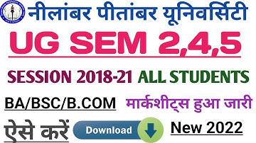 How to download NPU result Sem II ,Sem IV & Sem V I B.A/B.sc/B.com Sem-2,4,5 marksheet download 2022