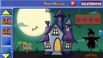 G2J Halloween Black Cat Escape walkthrough - games2jolly