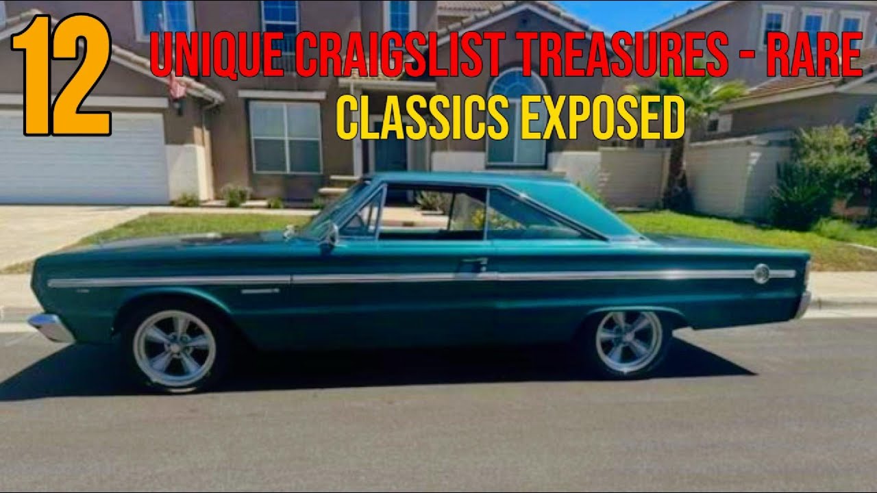 12 Amazing Classic Car Finds Under 15K! Rare Gems on Craigslist You