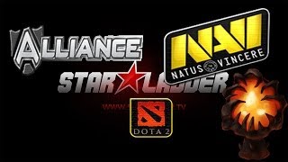 Финал NaVi vs Alliance #2 (19.01.14) Grand Final Starladder 8 Dota 2 (RUS) SLTV