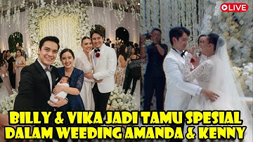 Pernikahan Amanda & Kenny Austin Dihibur Kehadiran Billy Syahputra & Bika Kolesnaya Bawa Bayi Kecil