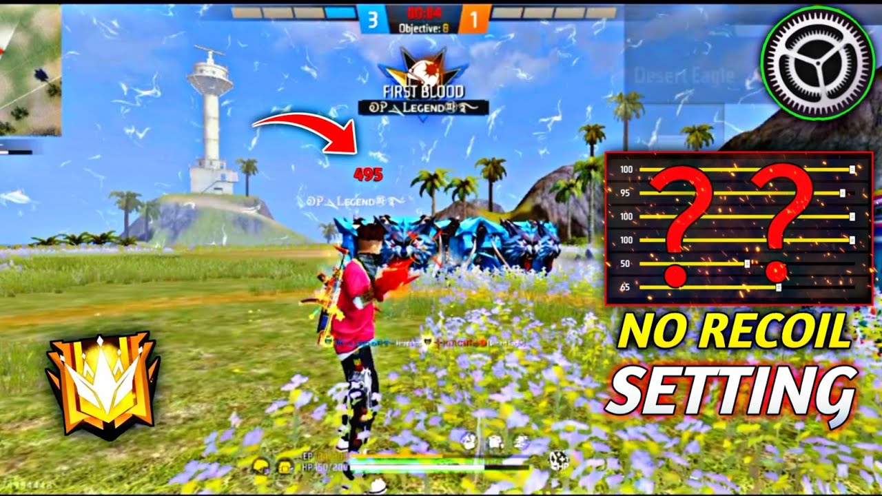 New Headshot Sensitivity Free Fire ⚡| Best Sensitivity For One Tap ...