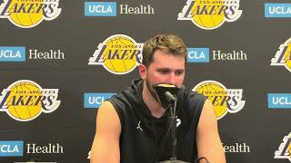 Luka Doncic On Motivation Behind 51-Point Performance, Visiting Patients At UCLA Health