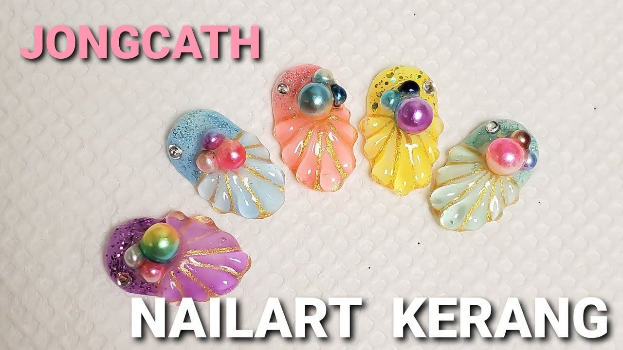 NAILART KERANG | SEASHELL NAILART
