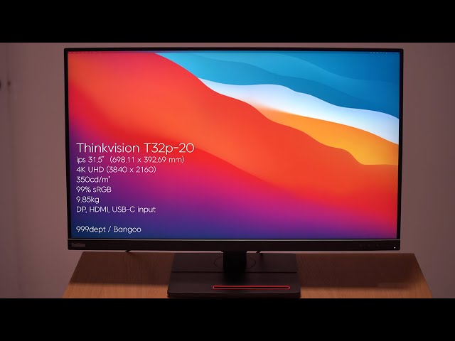 ThinkVision 31.5 inch Monitor - P32p-20