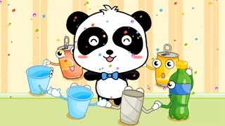 Baby Panda  -Trash To Treasure | DIY Project For Kids -  Babybus Kids Games