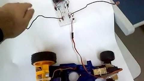 Robô seguidor de luz - teste com arduino v2