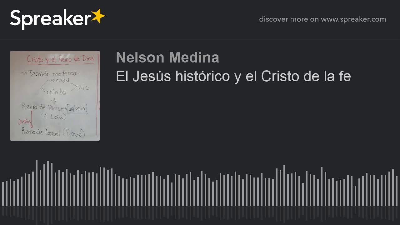 El Jesús histórico y el Cristo de la fe