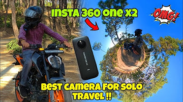 Insta 360 One X2 Camera testing in outdoor || Best camera for solo travel !