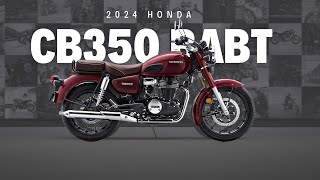 MORE CLASSIC!! 2024 NEW HONDA CB350 BABT LY RELEASED