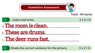 3rd std English Malar Term 2 Summative assessment workbook answers/ 3rd english summative assessment