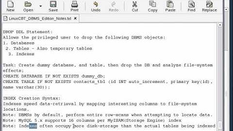 28 Mysql Database CREATE INDEX