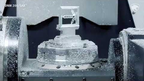 [ENG Ver.] DNM 200/5AX(Elbow Plate Cutting Video)_Doosan Machine Tools