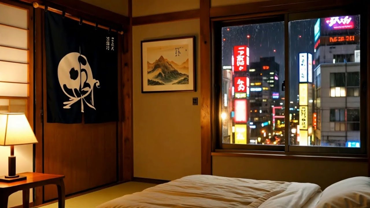 Japanese Lofi for Study & Focus 🌙 Tokyo Night Rain