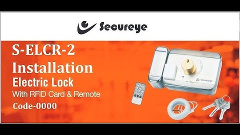 Secureye S-ELCR-2 || Installation