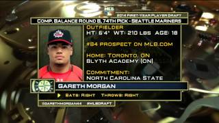 2014 MLB Draft - Seattle Mariners Select OF Gareth Morgan
