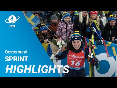 World Cup 21/22 Oestersund: Women Sprint Highlights