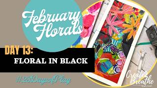 Download Lagu Paint a Vibrant Floral and Collage on a Black Background MP3