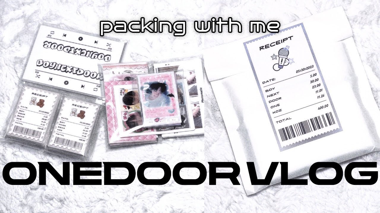 [ 원도어 브이로그 ] 걍 또 포장함 | 포장브이로그 • 비공굿 • 보넥도 • 보이넥스트도어