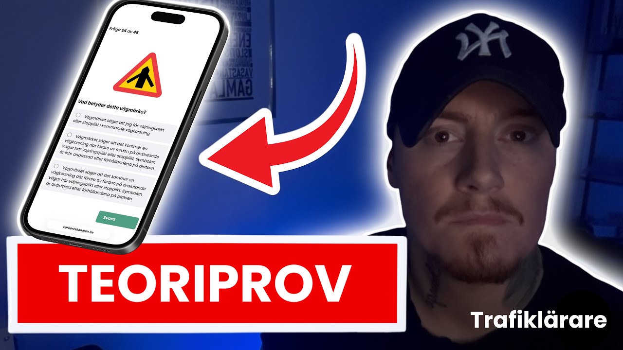 10 KÖRKORTSFRÅGOR som TRAFIKVERKET ställer | Teoriprov körkort 