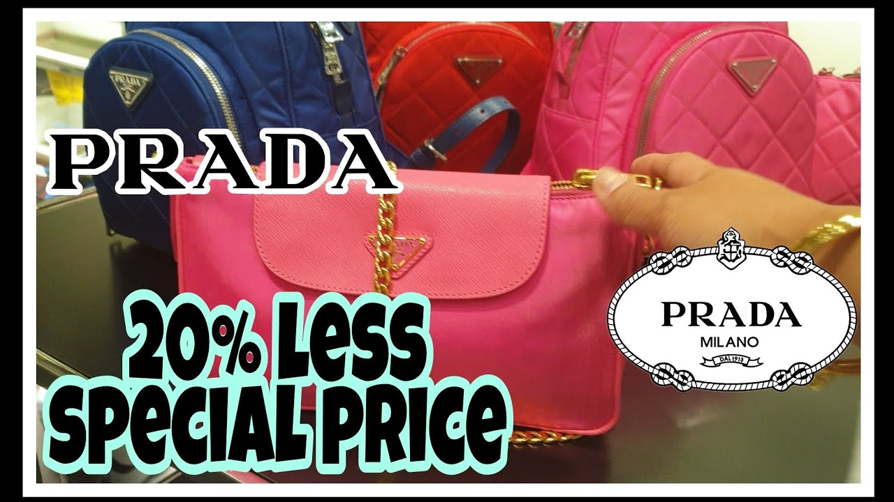 BEST & MOST PRACTICAL PRADA BAGS! COLLECTIVE PRADA HAUL (OUTLET STORE  ITEMS)! 