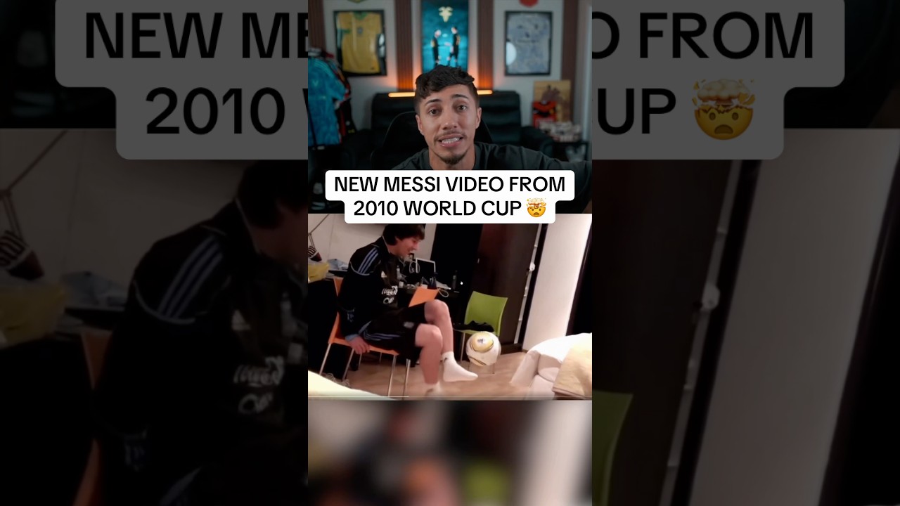 NEW MESSI VIDEO FROM 2010 WORLD CUP 🤯 #messi #leomessi #argentina #worldcup #football #soccer