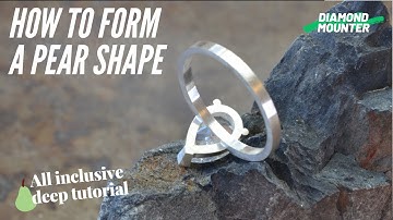 How to Form a Pear Shape by Hand