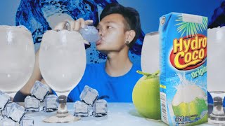 Mukbang Asmr Minuman Segar Dingin Es Kelapa Muda Hydro Coco Original