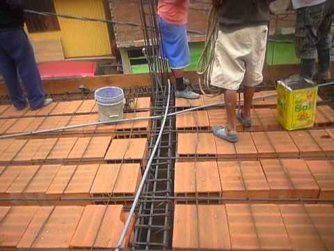 Instalación de luz en techo concreto 9 de febrero - YouTube