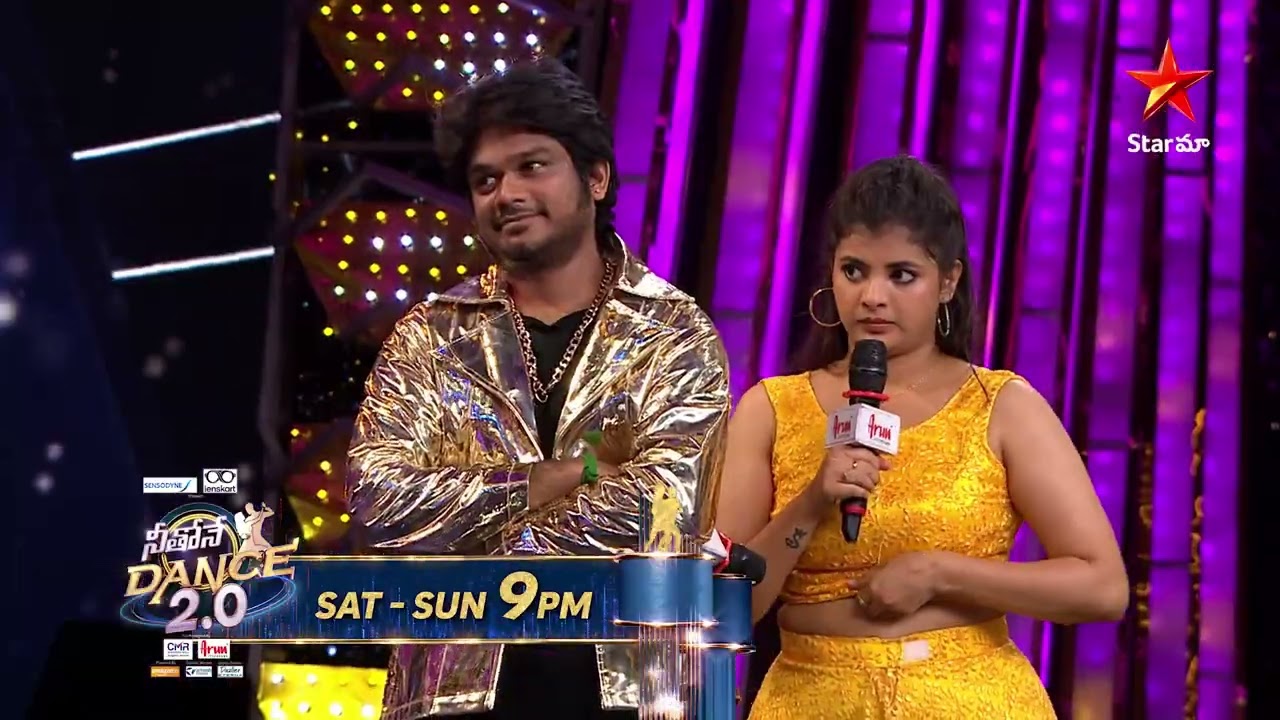 Neethone Dance 20   Promo  Britto  Sandhya  Super Star Round  Sat  Sun at 9 PM  StarMaa