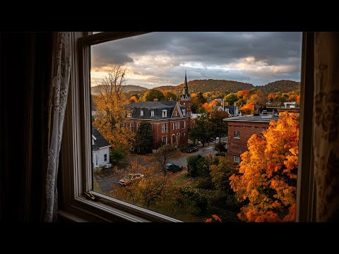Relaxing Rainy Fall Evening In Salem Calm Rain Ambience For Reading Sleeping Etc