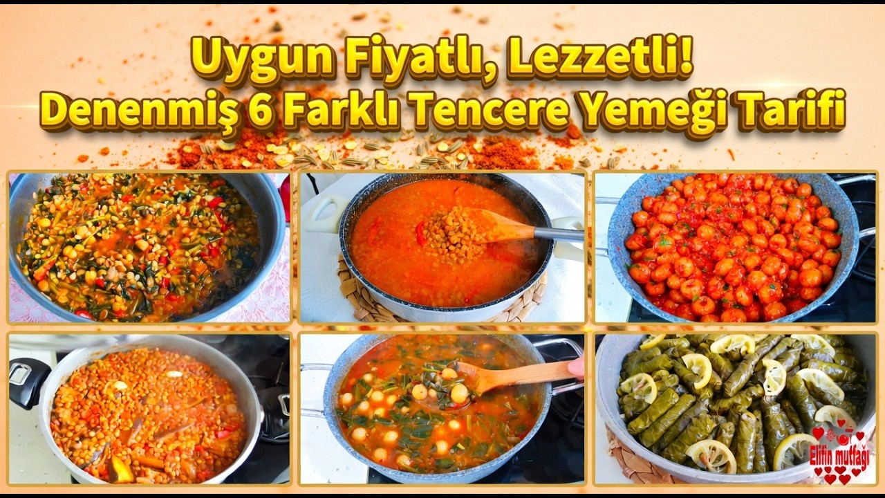 Uygun Fiyatlı, Lezzetli! Denenmiş 6 Farklı Tencere Yemeği Tarifi Uygun Fiyatlı, Lezzetli! Denenmiş 6 Farklı Tencere Yemeği Tarifi